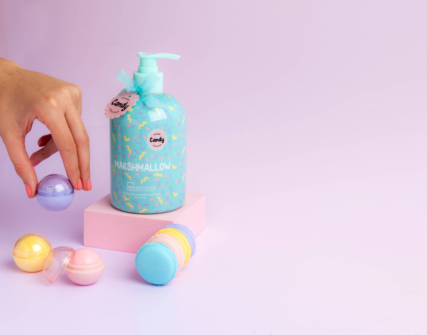 Idc Institute- Săpun cu aromă de bomboane Marshmallow 500 ml