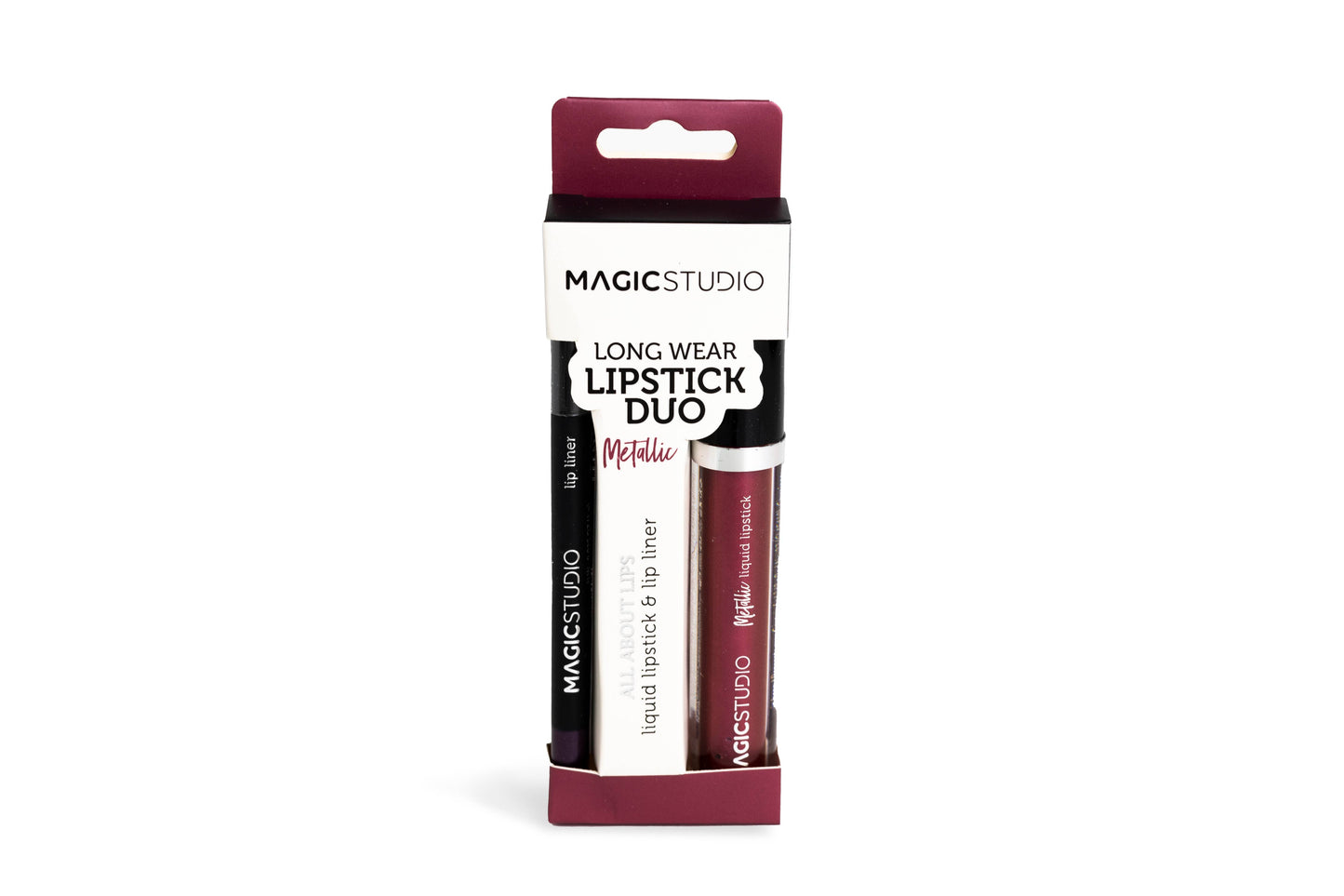 Magic Studio Luciu de buze metalic și creion de buze