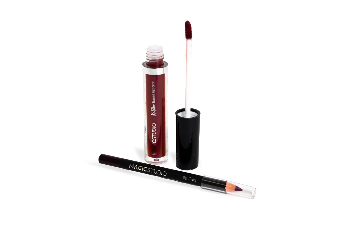 Magic Studio Luciu de buze metalic și creion de buze