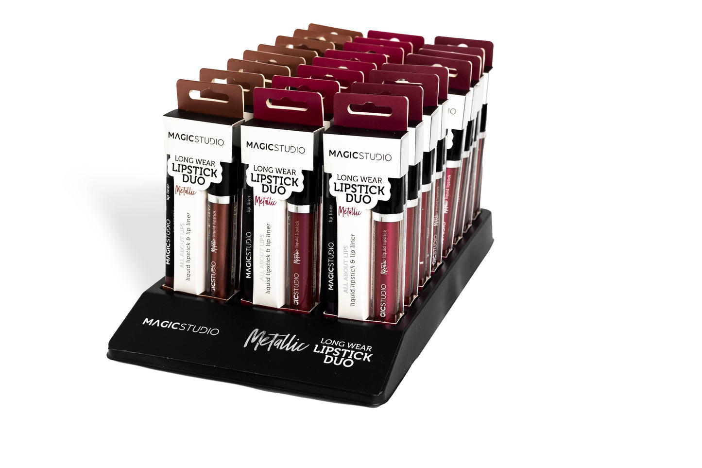 Magic Studio Luciu de buze metalic și creion de buze